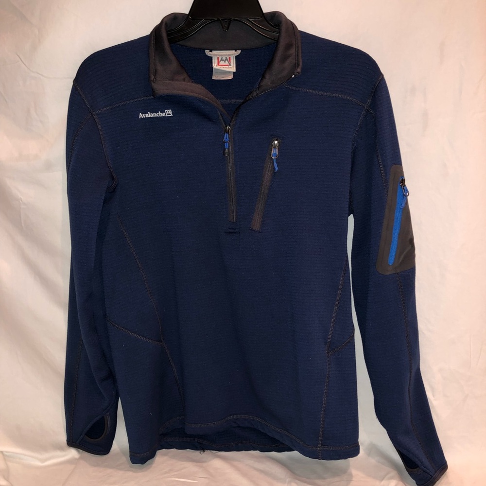 Men’s Navy Blue Avalanche 1/4 zip pullover
